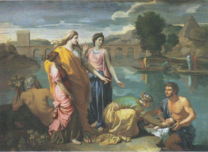 Nicolas Poussin The Finding of Moses oil painting picture